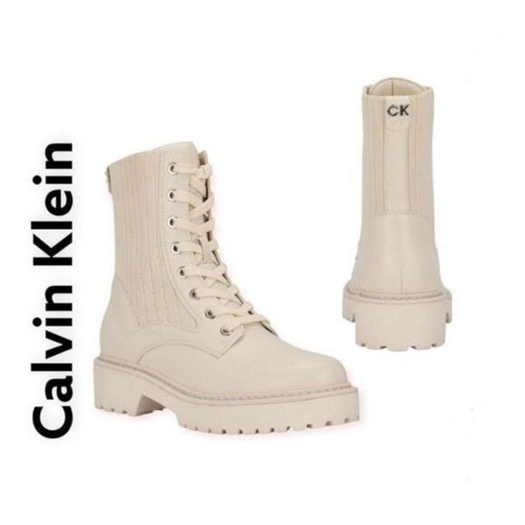 Calvin Klein Lace-up Boots size 9.5 - Picture 1 of 11